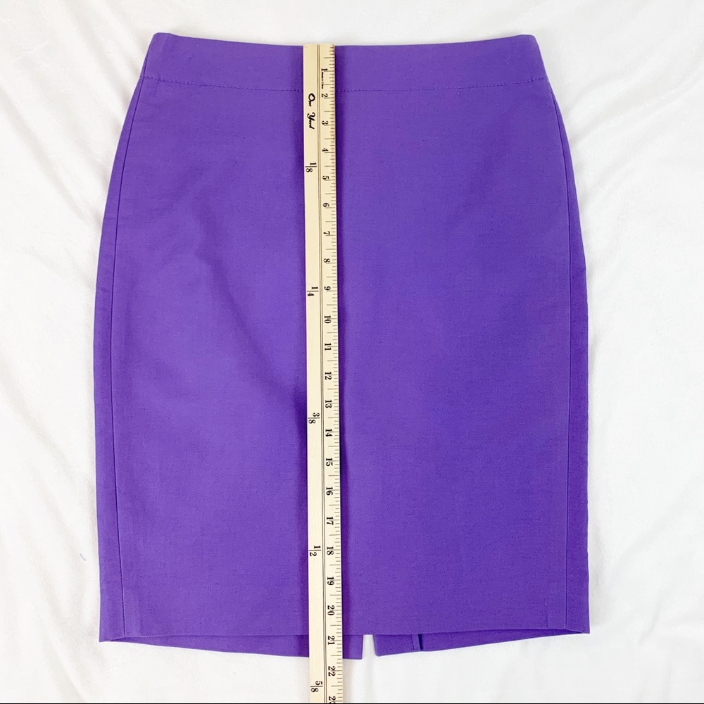 J Crew classic No.2 Pencil skirt in double surge - Picture 2 of 8